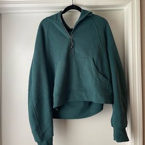 Scuba Oversized Half-Zip Hoodie